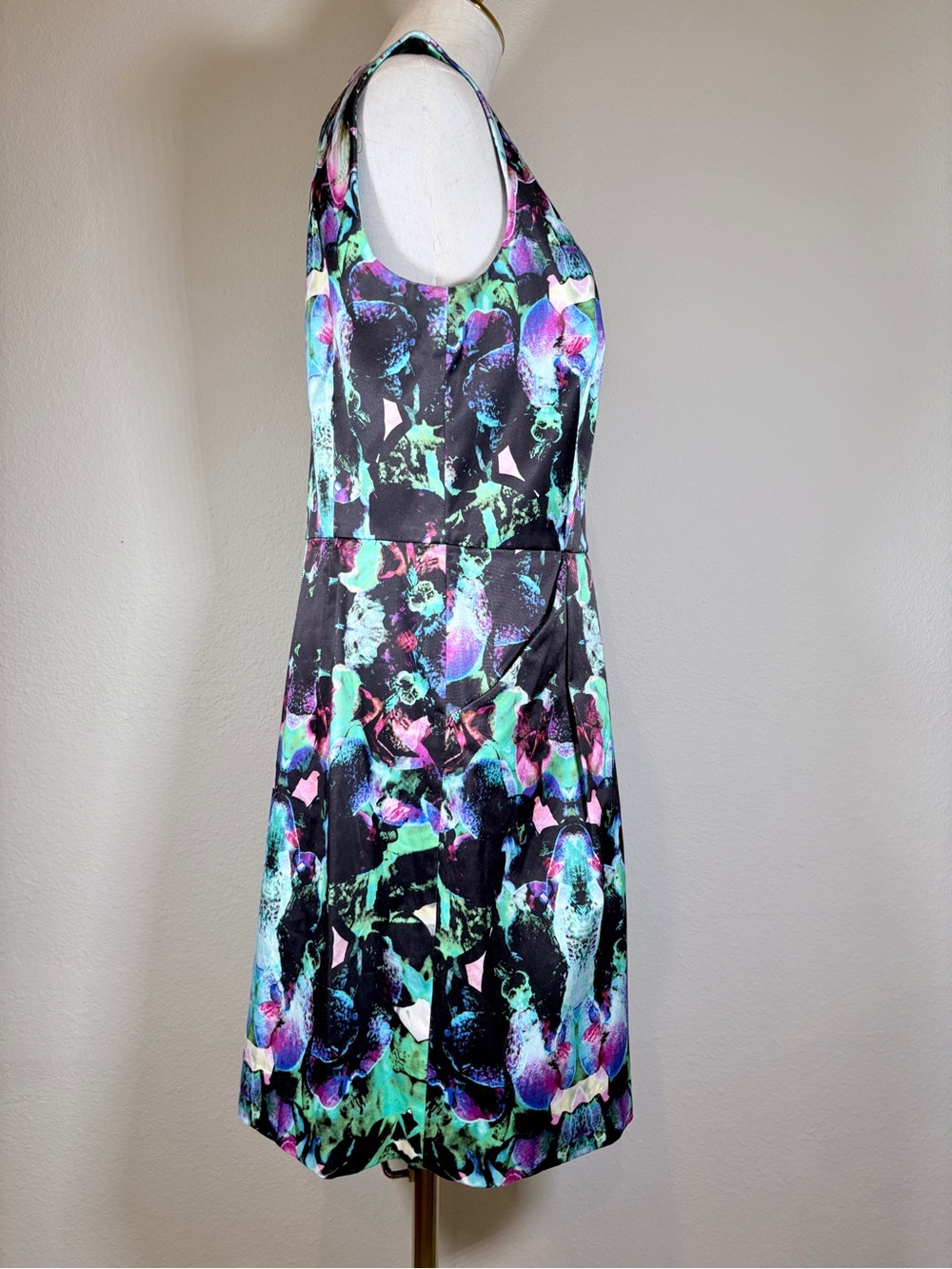 MILLY Coco Orchard Printed Sheath Dress Size 12 - Picture 2 of 10